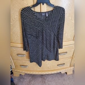 Chico's black long sleeve shirt. Size 1 (US size 8) good condition